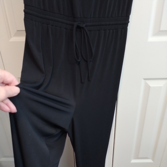 Calvin Klein Black Jersey Jumpsuit 14 - Picture 2 of 12